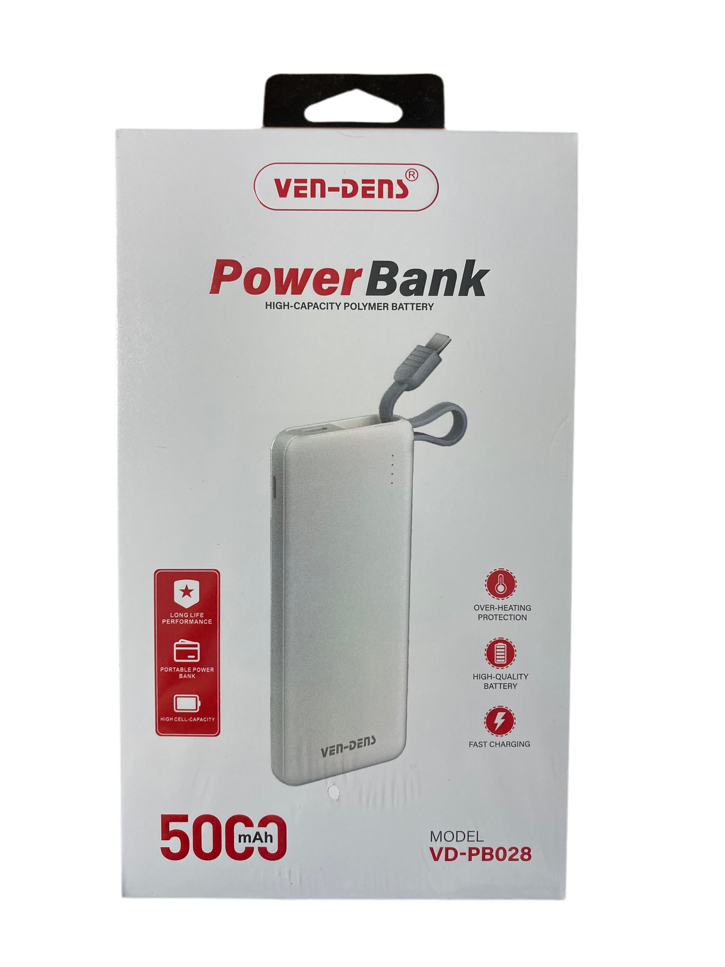 5000mAh Portable Power Bank
